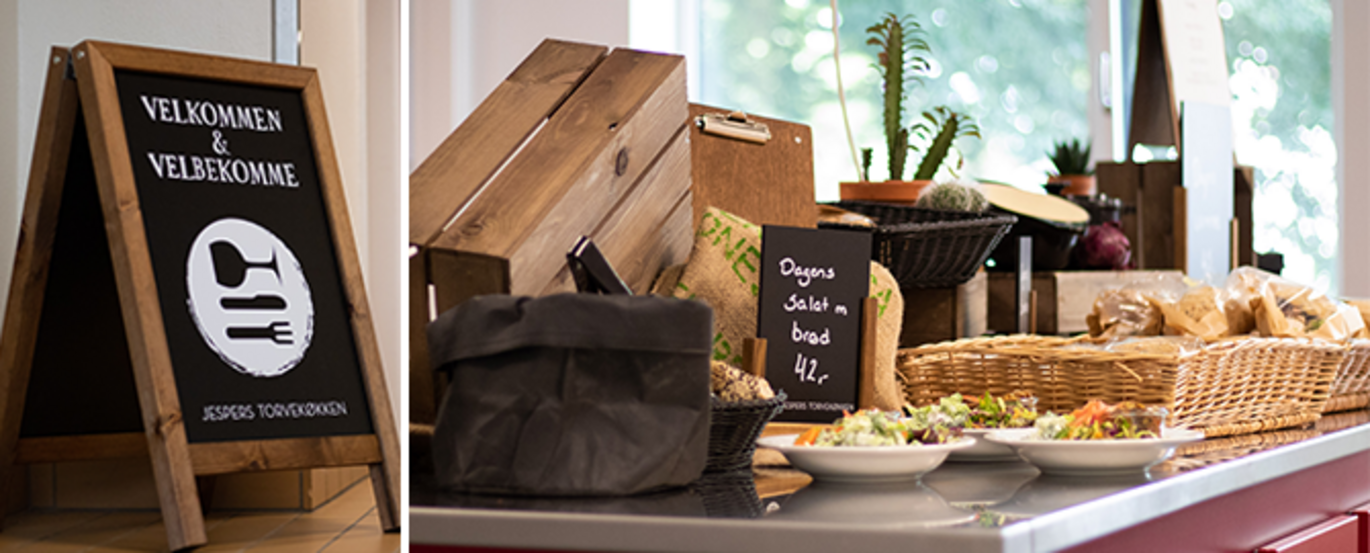 The cafeteria at the Aarhus School of Dentistry has reopened. Now with Jespers Torvekøkken to operate it. Photo: Simon Fischel, AU Health