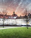 Victor Albeck Bygningen, som rummer læsesale, grupperum og bibliotek. Arkivfoto/AU.