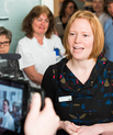 Vil du lære at formidle din forskning til andre end fagfæller? Så tilmeld dig et af AUH og Healths fem kurser i forskningskommunikation. Foto: AUH.