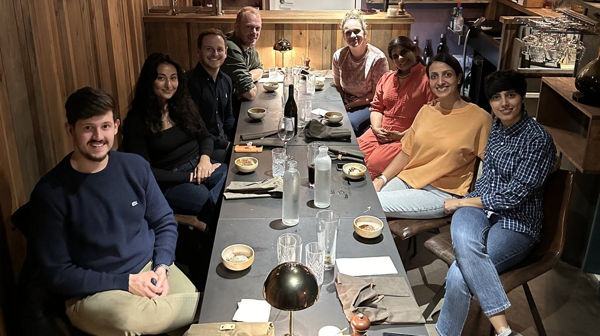 The PhD association at Health meets approximately every other month for a social event with communal dining or similar. Photo: Private.