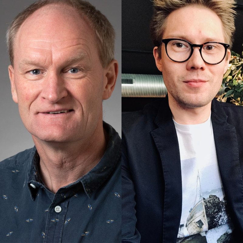 Per Kallestrup (t.l.) and Ulrik Bak Kirk